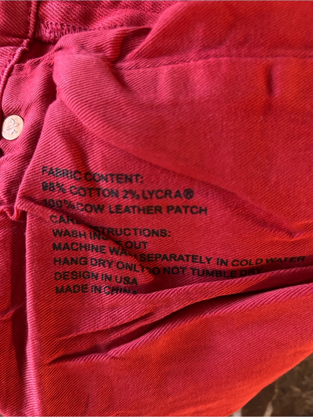 Purple Brand Red Ripped pants - Picture 8 of 10